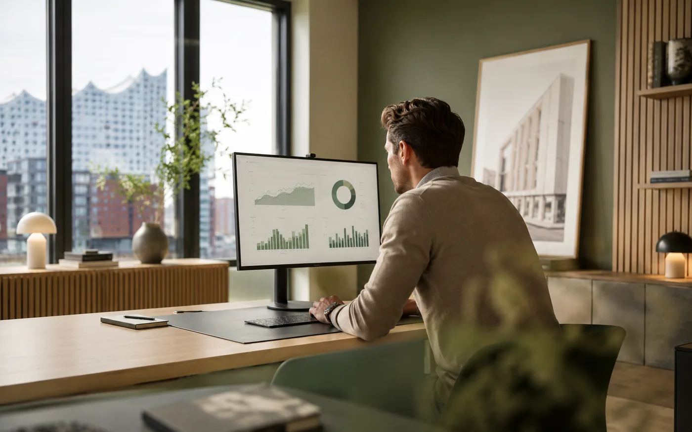 Werbeagentur für Immobilien bei der Arbeit