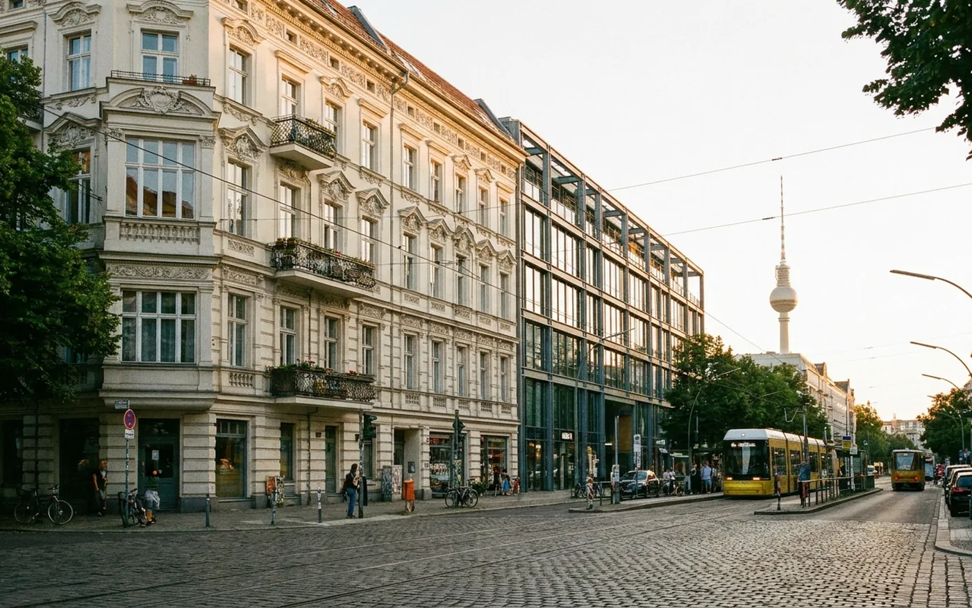 Berliner Altbau und moderne Architektur, Immobilienmarkt Berlin